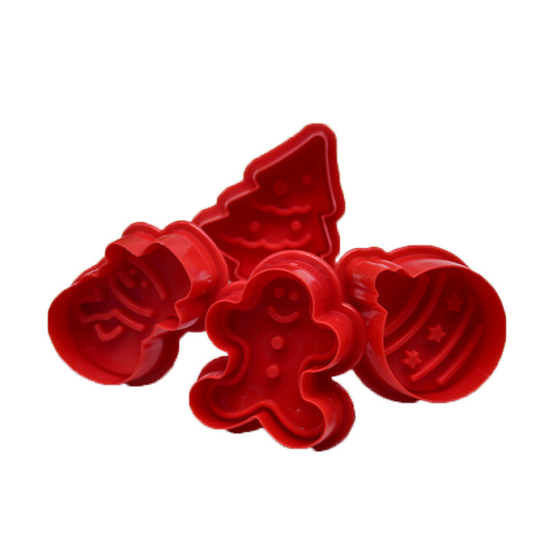 Christmas DIY Baking Plastic Spring Cutting Mold Tool