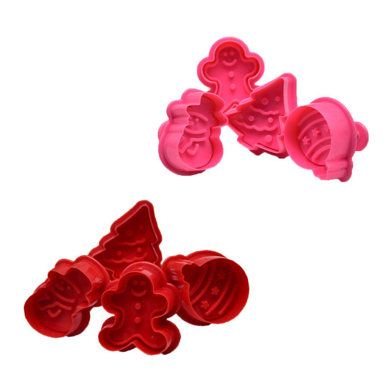 Christmas DIY Baking Plastic Spring Cutting Mold Tool