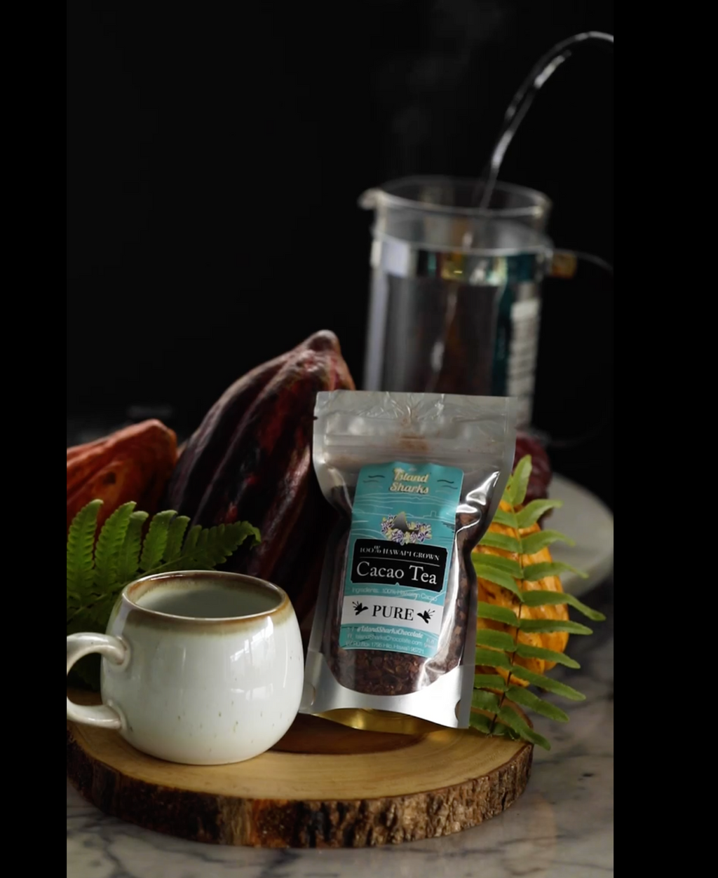 100% Pure Hawaiian Cacao Tea